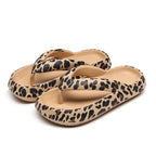 Charlee - Women's Mixed Print Platform Flip-Flops