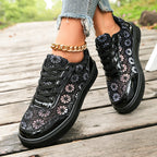 Charli - Women's Floral Lace Platform Sneakers