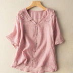 Chloe - Women's Ruffle Collar Blouse