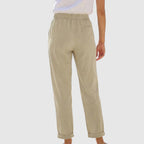 Clara - Women's Linen Elastic Waist Pants