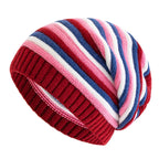 Cortina - Striped Knit Slouchy Beanie