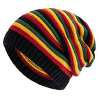 Cortina - Striped Knit Slouchy Beanie