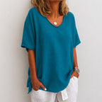 Courtney - Women's Scoop Neck Short Sleeve Top