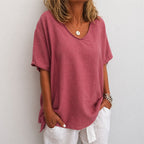 Courtney - Women's Scoop Neck Short Sleeve Top