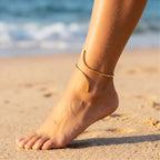 Dahlia - Women’s Minimalist Spiral Anklet