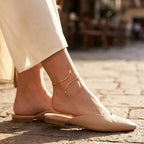 Dahlia - Women’s Minimalist Spiral Anklet