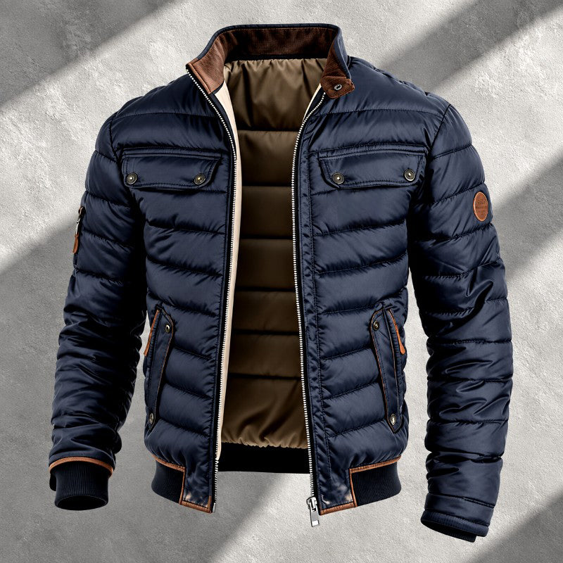 Dakota - Men's Multi-Pocket Quilted Puffer Jacket