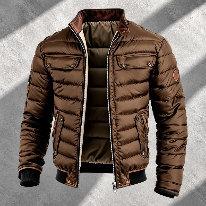 Dakota - Men's Multi-Pocket Quilted Puffer Jacket