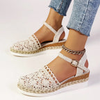 Elena - Women's Crochet Summer Espadrilles