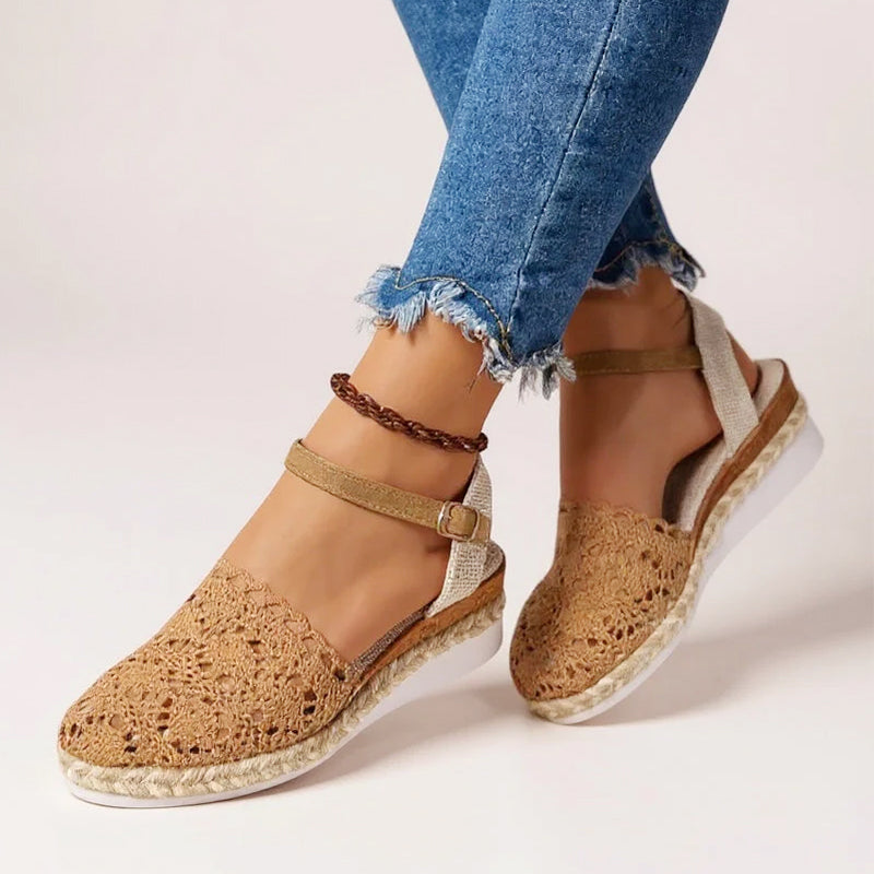 Elena - Women's Crochet Summer Espadrilles