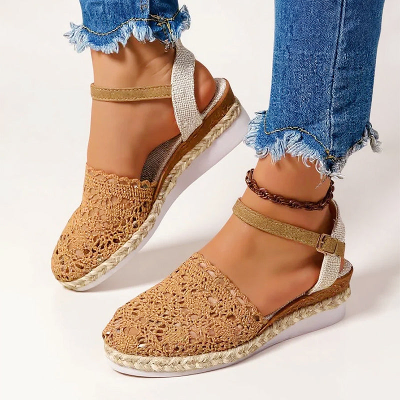 Elena - Women's Crochet Summer Espadrilles