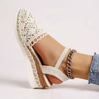 Elena - Women's Crochet Summer Espadrilles