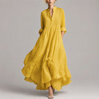 Elena - Women's Flowing Tiered Maxi Dress
