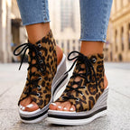Emerie - Women’s Lace-Up Wedge Sandals