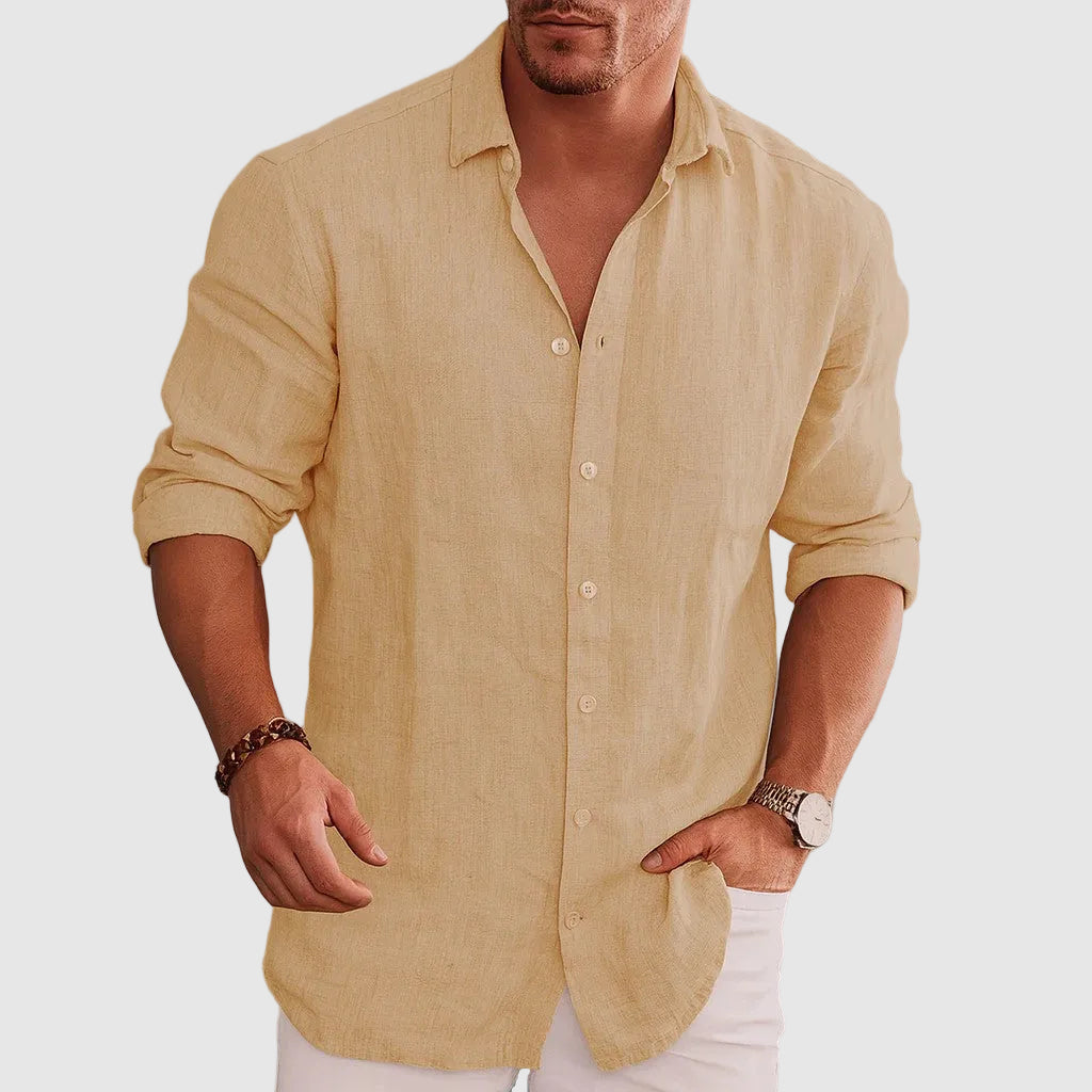 Ethan - Men's Smart-Casual Shirt with Classic Collar