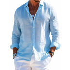 Grant - Men's Classic Collared Long Sleeve Shirt