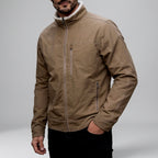 Harold - Men's Full-Zip Jacket with Sherpa Stand Collar