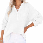 Jade - Women’s Lightweight Long Sleeve Henley Top