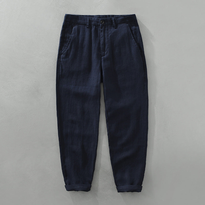 Jared - Men's Linen Tapered Trousers