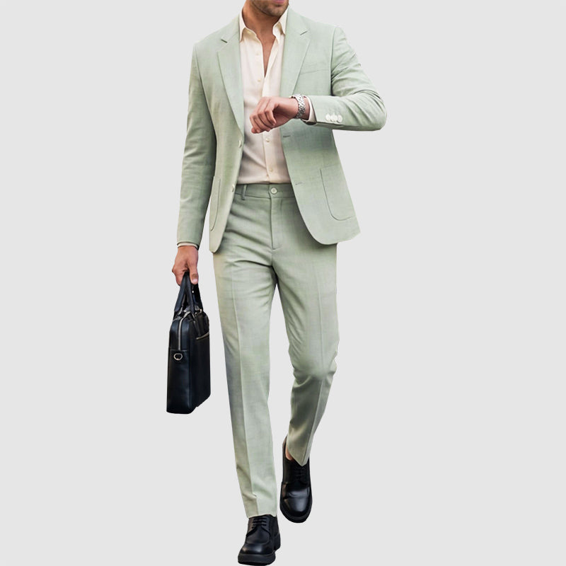 Jensen - Men’s Tailored Slim Fit Blazer & Trousers Set