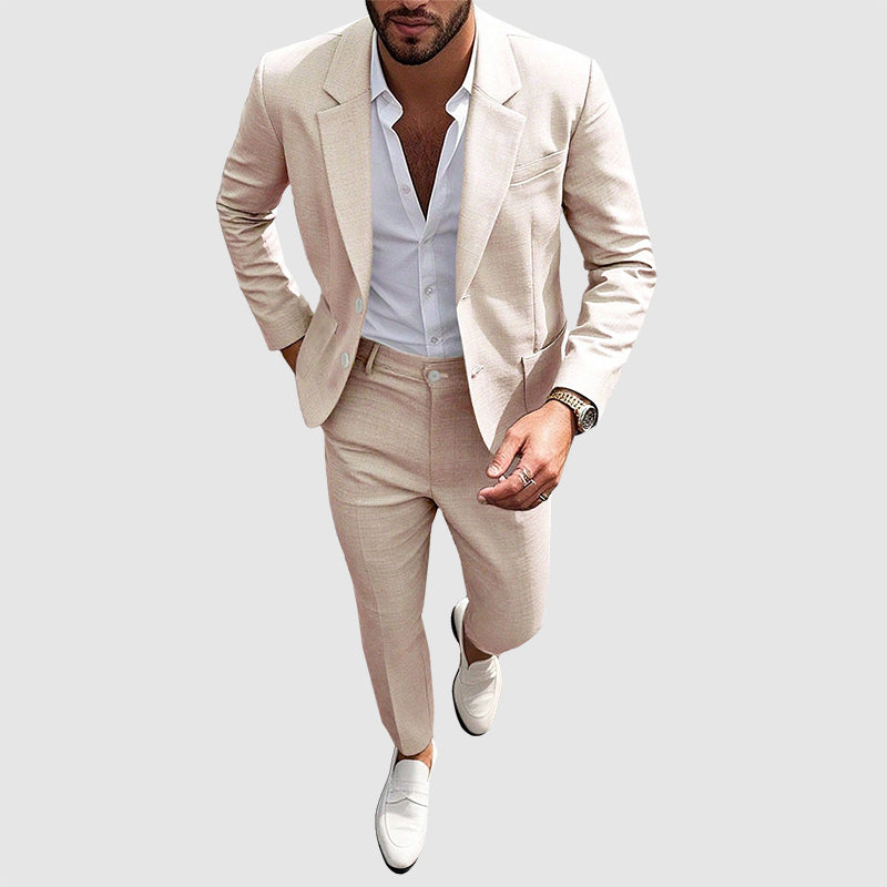 Jensen - Men’s Tailored Slim Fit Blazer & Trousers Set