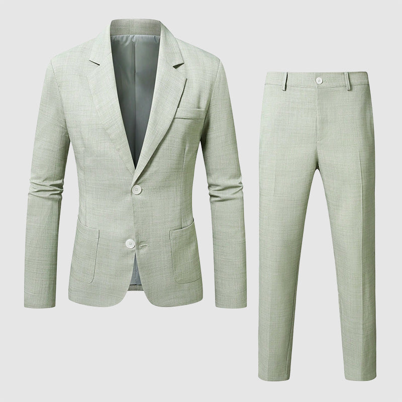 Jensen - Men’s Tailored Slim Fit Blazer & Trousers Set