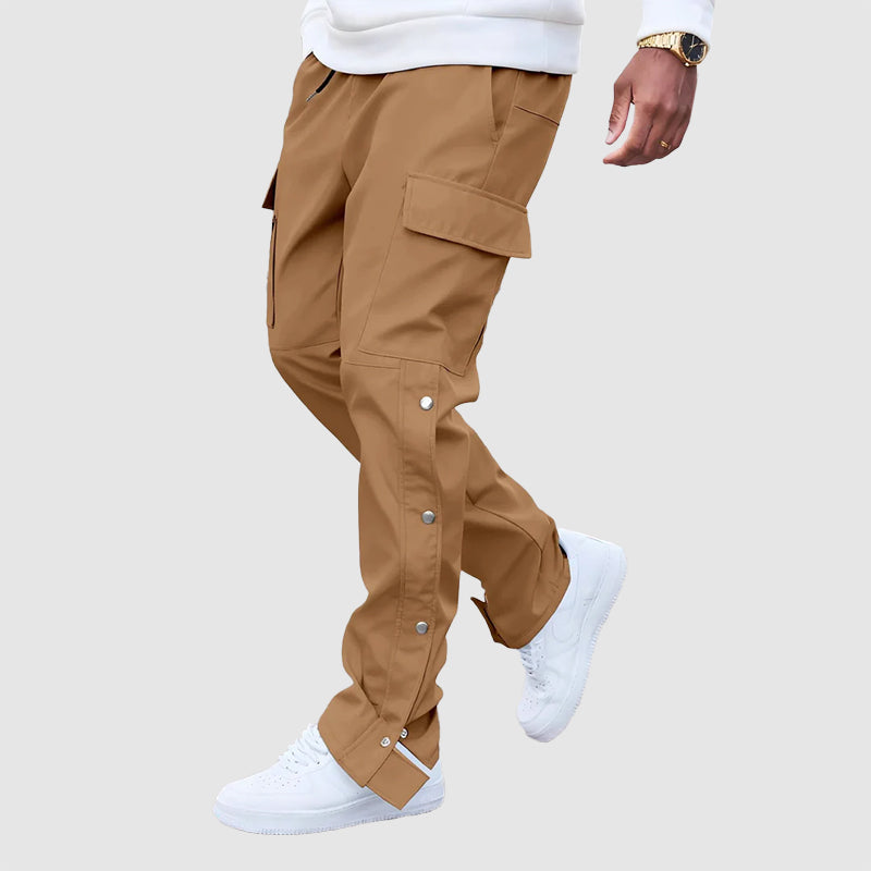 Jeremy - Men’s Snap Hem Cargo Jogger Pants