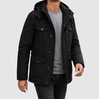 Jordan - Men's Utility Jacket with Zip-and-Snap Closure