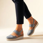 Josephine - Women's Espadrille Comfort Slingback Wedges