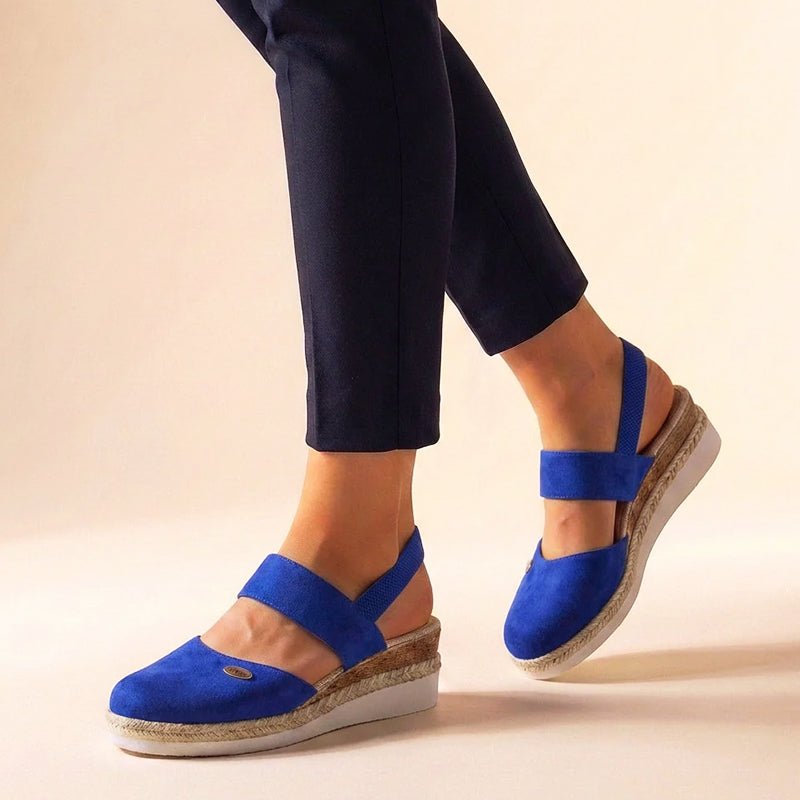 Josephine - Women's Espadrille Comfort Slingback Wedges