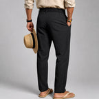 Julian - Men's Asymmetric Wrap Waist Wide-Leg Pants