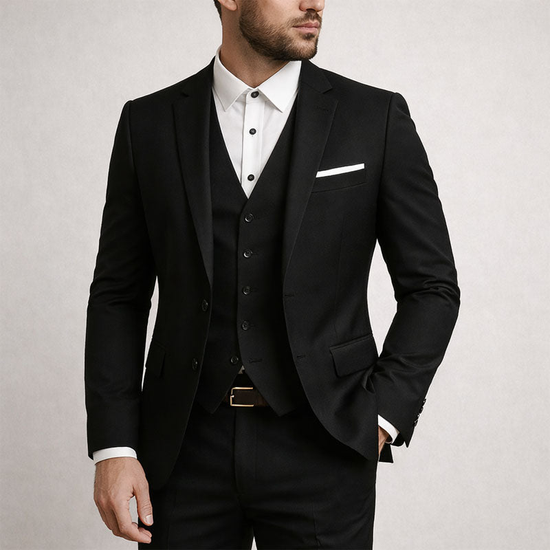 Justin - Men's Tailored Three-Piece Suit