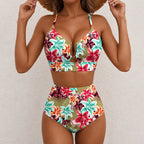 Kallie - Women’s High-Waist Printed Bikini Set