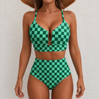 Kallie - Women’s High-Waist Printed Bikini Set
