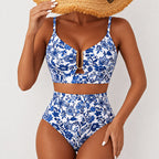 Kallie - Women’s High-Waist Printed Bikini Set