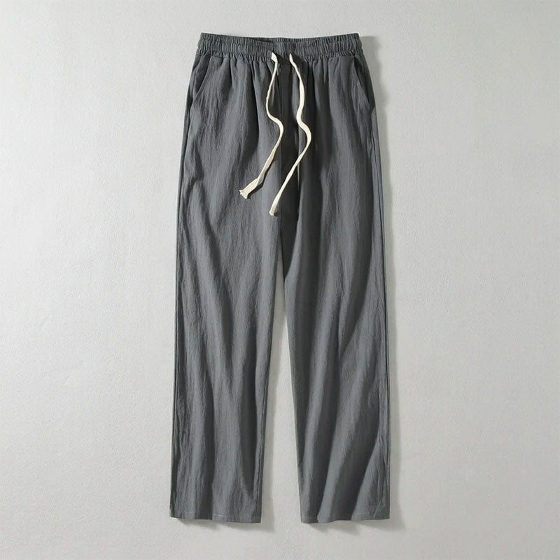 Kendrick - Men's Drawstring Straight-Leg Pants