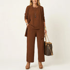 Lauren - Women's Minimal Layered Three-Piece Set