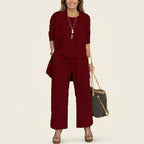 Lauren - Women's Minimal Layered Three-Piece Set