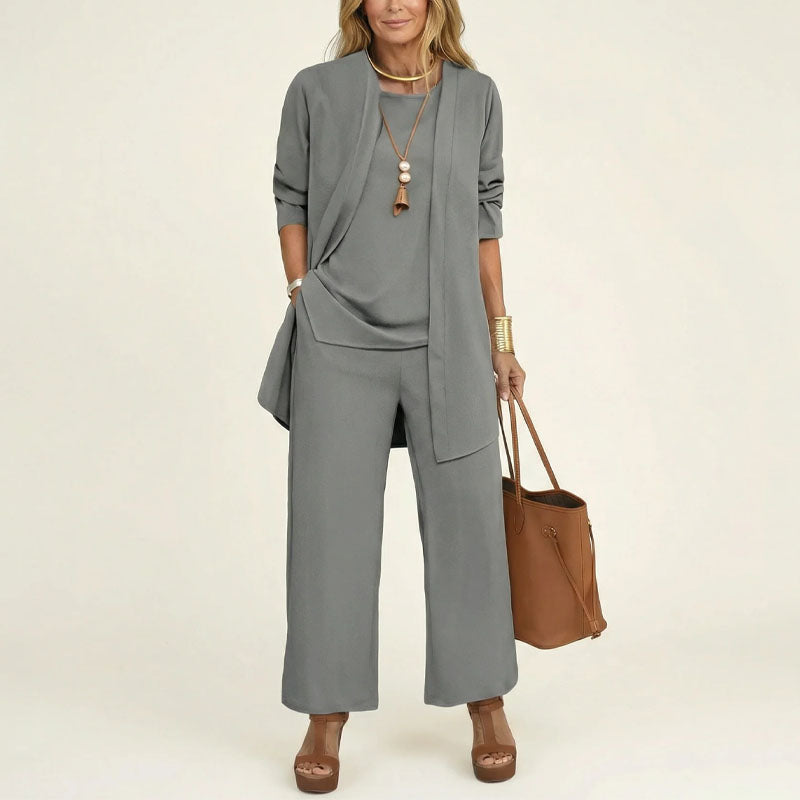 Lauren - Women's Minimal Layered Three-Piece Set