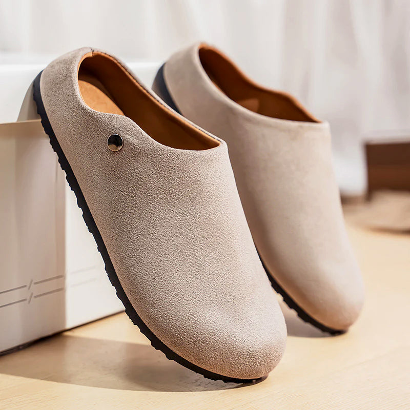 Leona - Women’s Suede-Look Slip-On Clogs
