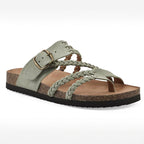 Lily - Women's Toe-Loop Braided Cork Slides