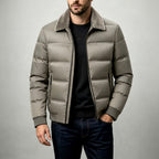 Lucas - Men’s Quilted Fleece Collar Puffer Jacket