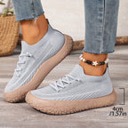 Lucille - Women's Knit Slip-On Walking Sneakers