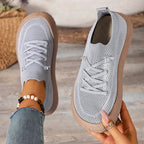 Lucille - Women's Knit Slip-On Walking Sneakers