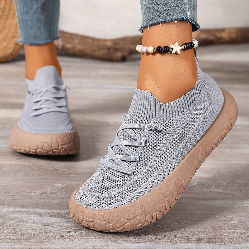 Lucille - Women's Knit Slip-On Walking Sneakers