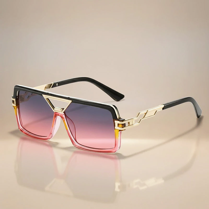 LuxeFrame - Square Gradient Lens Sunglasses