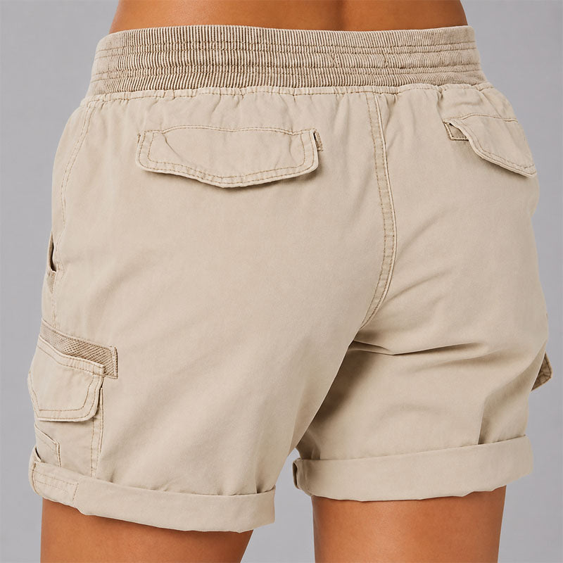 Marlow - Women's Heart Graphic Cargo Lounge Shorts