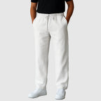 Martin - Men’s Classic Straight Leg Drawstring Linen Pants