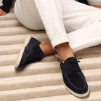 Maverick - Men's Moc-Toe Suede Slip On Loafers
