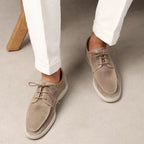 Maverick - Men's Moc-Toe Suede Slip On Loafers